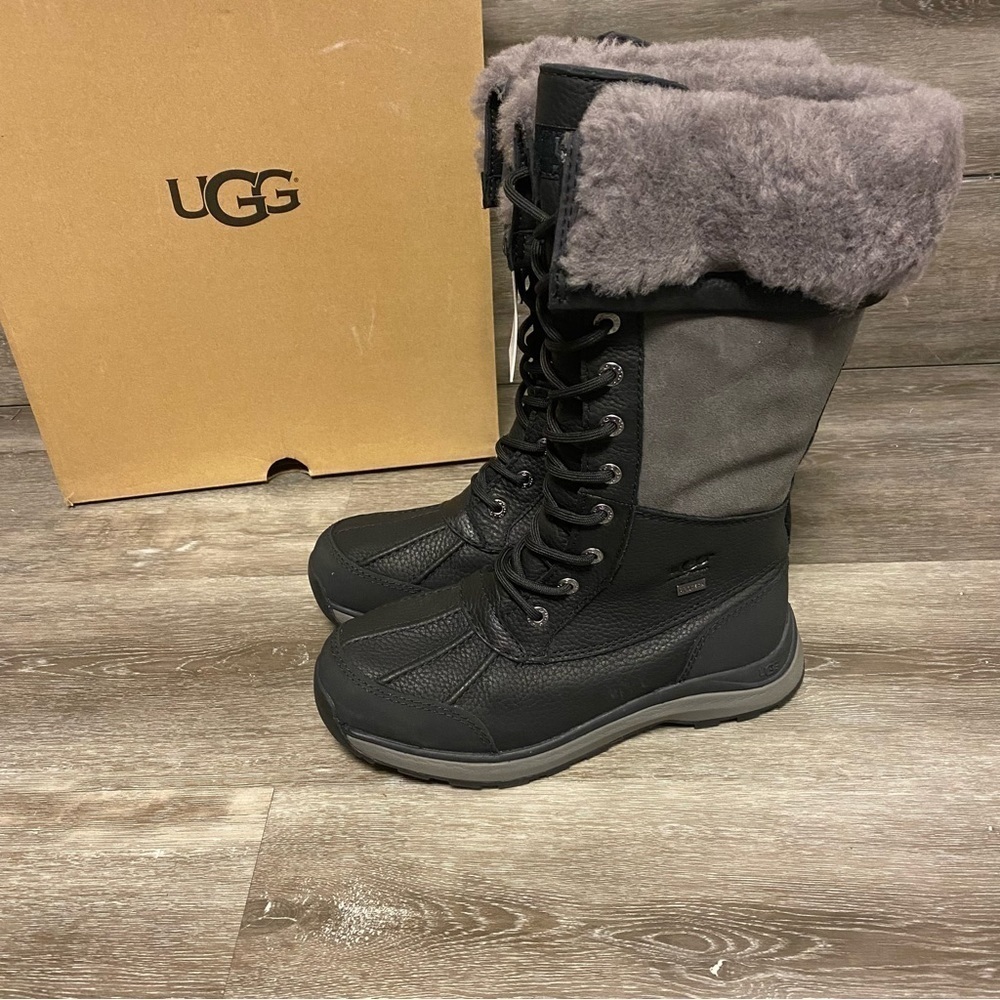 UGG | Adirondack III Tall Waterproof Snow Boots In Black NEW